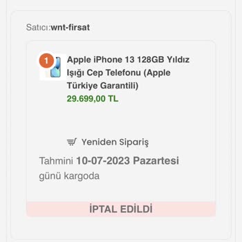 Wnt.com.tr Ücret İadesi Yapılmadı