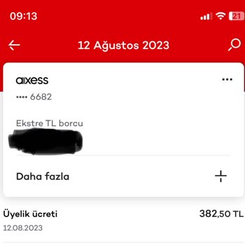 Akbank Axess Kredi Kartı Üyelik Ücreti İptali
