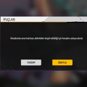 Garena Free Fire İçin De Elmas Bulunan Hesabım Askıya Alındı