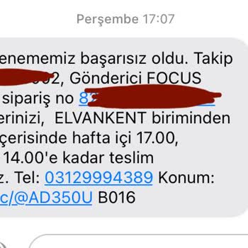 MNG Kargo Bağlıca Şubesi Kargoyu Eve Getirmiyor