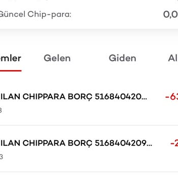 Akbank Aldatması Chip-parayı Geri Borç Olarak Yansıtıyor