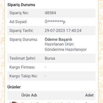 Nare Giyim Parası Ödenip Gönderilmeyen Ürün