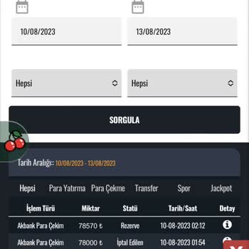 Perabet Çekim Yaptırmıyor Rezerve Diyor