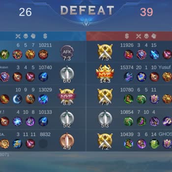 Mobile Legends Sadece Oyundan 5 Dakikalığına Çıktım?