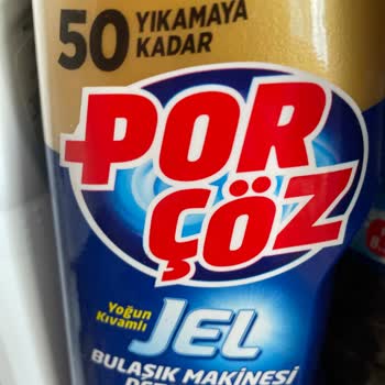 Porçöz Jel Bulaşık Makinesi Deterjanı Yıkamıyor