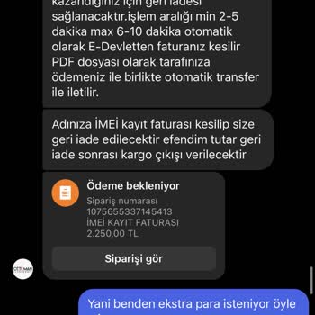 Ottoman Elektronik Hediye İphone 14 Promax 256 GB Kazandım Ama Ödemelerimi Geri İstiyorum
