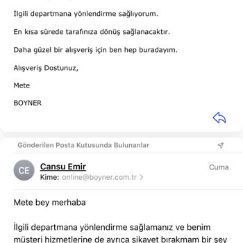 Boyner Mağazacılık Beni Mağdur Etti