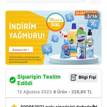 Migros Sanal Market Eksik Ürün Oyunu.