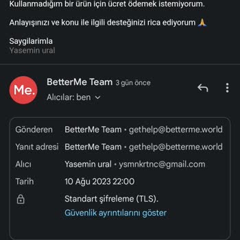 Betterme Üyelik İptali Fazla Para Çekimi