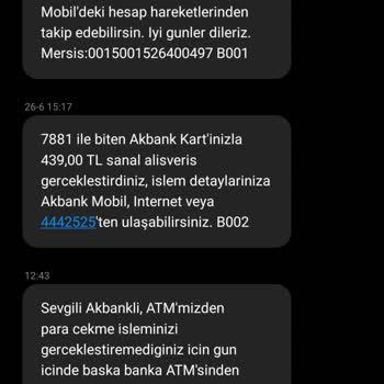 Akbank ATM Sinden Yolsuzluk Yapıyor