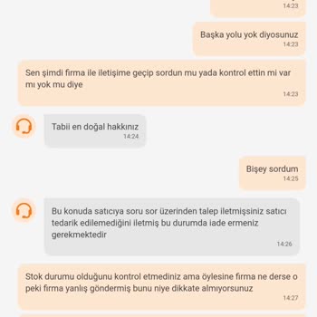 Altınpamuk Tekstil Ürün Değişimi Yanlış Ürün Gönderimi