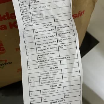 Hüseyin Ağa Popeyes Her Zaman Yanlış Sipariş Getiriyor