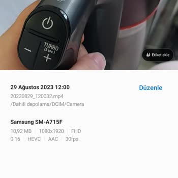 LG 9N Lite Dık Süpürge Şikayeti