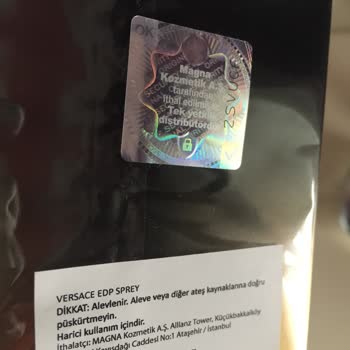 Amazon'dan Aldığım Orijinalliği Şüpheli Versace Crystal Noir