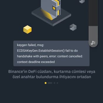 Binance Defi Wallet Hatası
