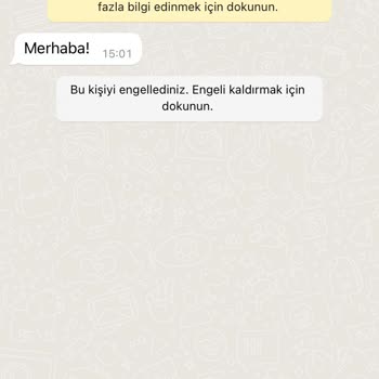 WhatsApp'tan Gelen Yabancı Numara Mesajı İtiraz!