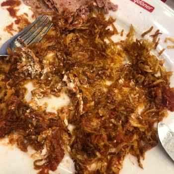 Baydöner Yanmış Patates, Pişmemiş Et