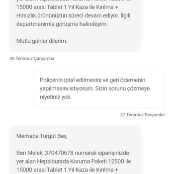 Gulf Sigorta Cihaz Koruma Paketi Poliçeleri Geçersiz Kılma Oyunu