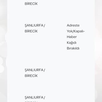PTT Kurye Teslimatı Yapmıyor