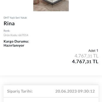 Yataş Bedding Tedarik Ve İletişim Hattı Şikayeti