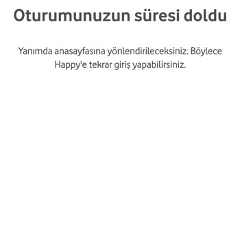 Vodafone Oturum Süreniz Doldu Sorunu