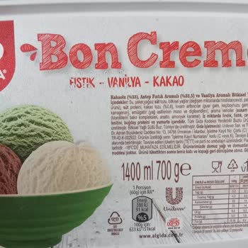 Algida Bon Cremo Bozuk Dondurma