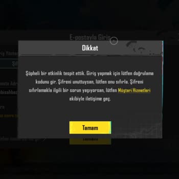 GamerHanem Aldığım Random Hesaplar Giriş Yapmıyor Banlı