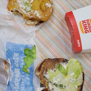 Burger King'den Aldığım Yanık Ekmek