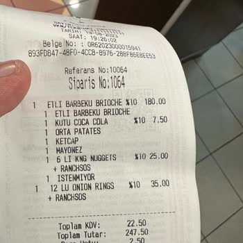 Burger King Kalitesizliğini Bir Kez Daha Gösterdi.