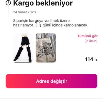 Gardrops Sipariş İptal/İade İsteği