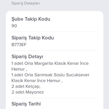 Domino's Pizza Sipariş Karışıklığı