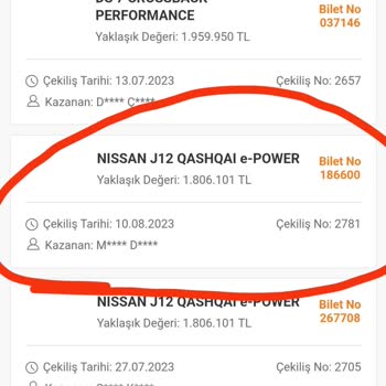 Trendyol Araç Çekilişlerinde Dikkatimi Çekti