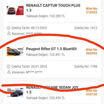 Trendyol Araç Çekilişlerinde Dikkatimi Çekti