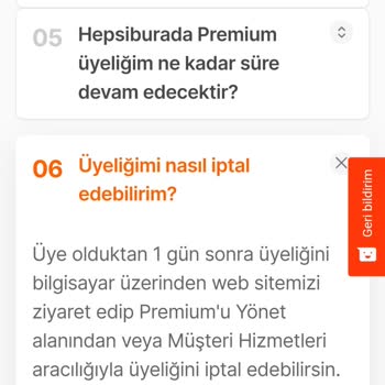 Hepsiburada Premium Üyeliği İptali