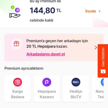 Hepsiburada Premium Üyeliği İptali