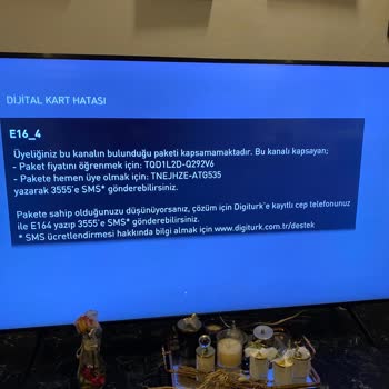 Digiturk E16_4 Hatası Ve Servis Ücreti Sorunu