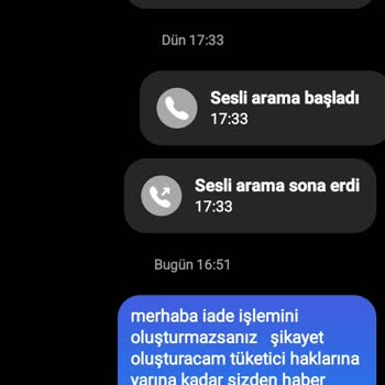 Dora Kadın Giyim Mağazası İade Kabul Etmiyor Mesaj'lara Cevap Vermiyor