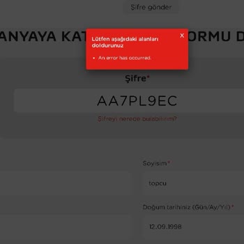 Nescafe Express Şifre Gönderemiyorum