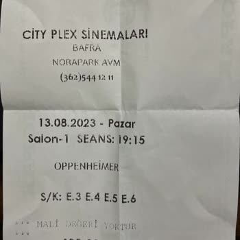 Cityplex Sinemaları Bafra Çöp Ve Yalan Yuvası