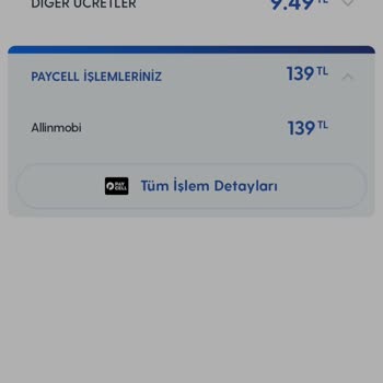 Paycell Faturaya Yasıma Ücreti