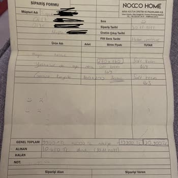 Nocco Home Koltuk Ve Yatak Siparişi Şikayet
