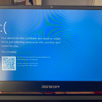 Monster Notebook Mavi Ekran Verip Bios Ekranına Attı