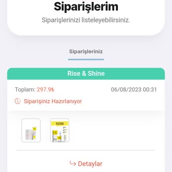 Rise & Shine Siparişim 10 Gündür Kargoya Verilmedi