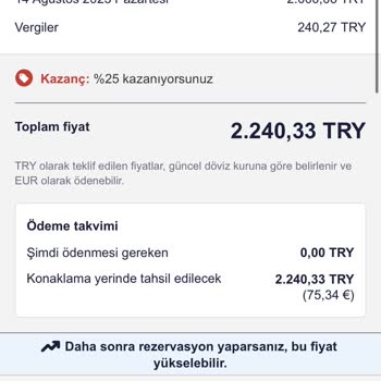 Hotels.com Karttan Para Çekimi