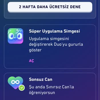 Duolingo Ücretli Plus Üyelik