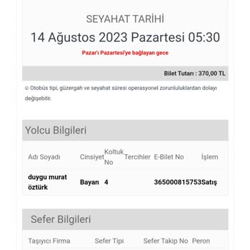 Lider Travel Vip Otobüs Gelmesi Gereken Saatte Gelmedi