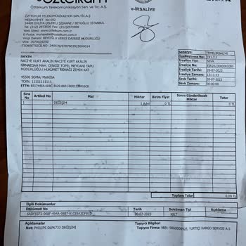 Öztelkum Pazarama Sitesi Üzerinden Almış Olduğum Arızalı Powerbank Hk.