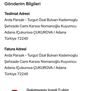 GS Store Kulanım Dışı Sipariş