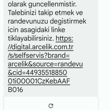 Arçelik Montaj Servisi Saatinde Gelmedi. Gelmeyeceğini Haberde Vermedi.