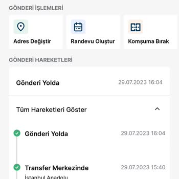 Trendyol Express Ürünüm Bana Ulaşmadı